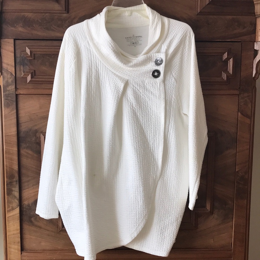 Soft waffle weave  jacket,